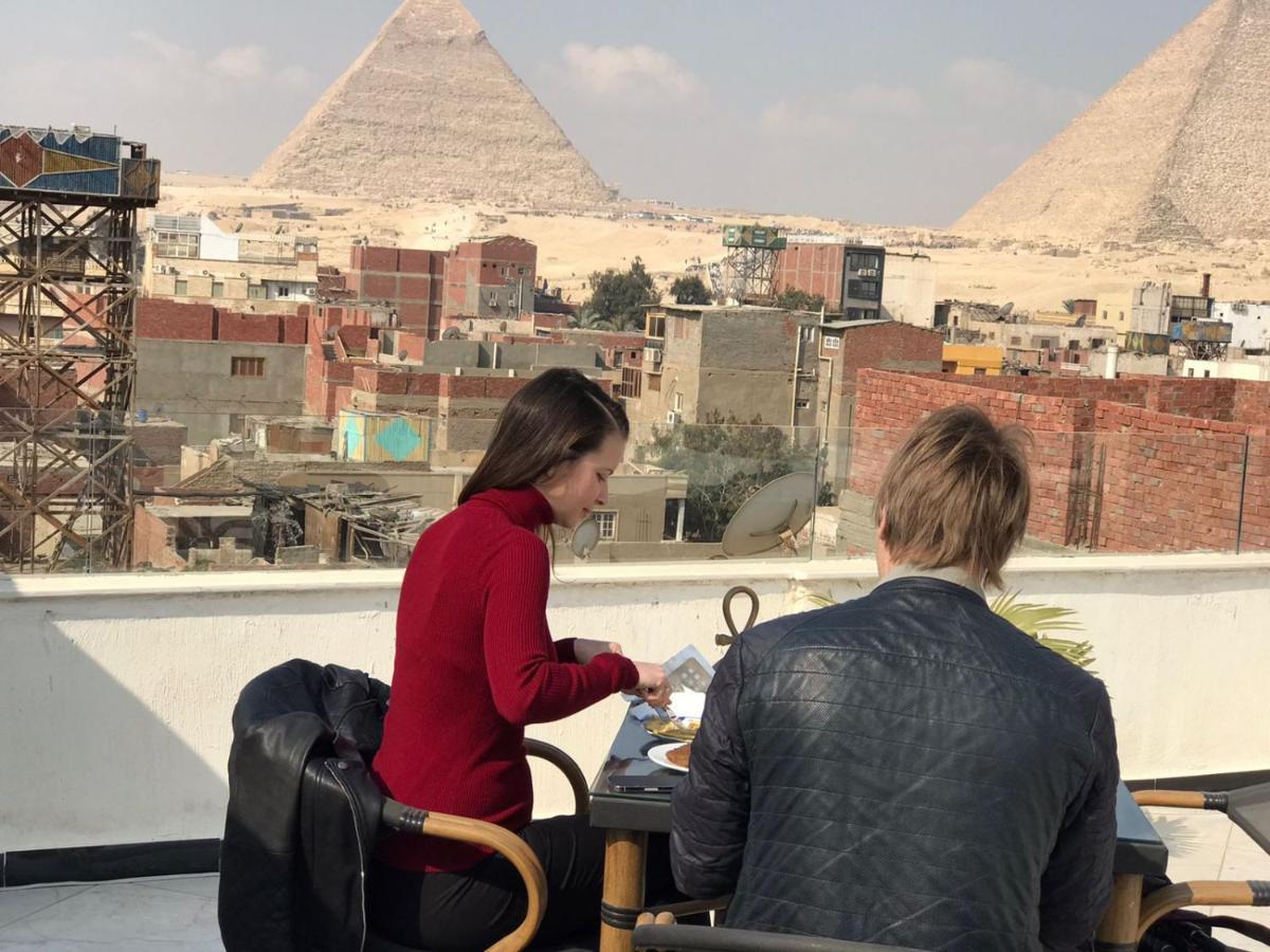 Eagles Pyramids View Hotel Kafrat al Jabal Luaran gambar