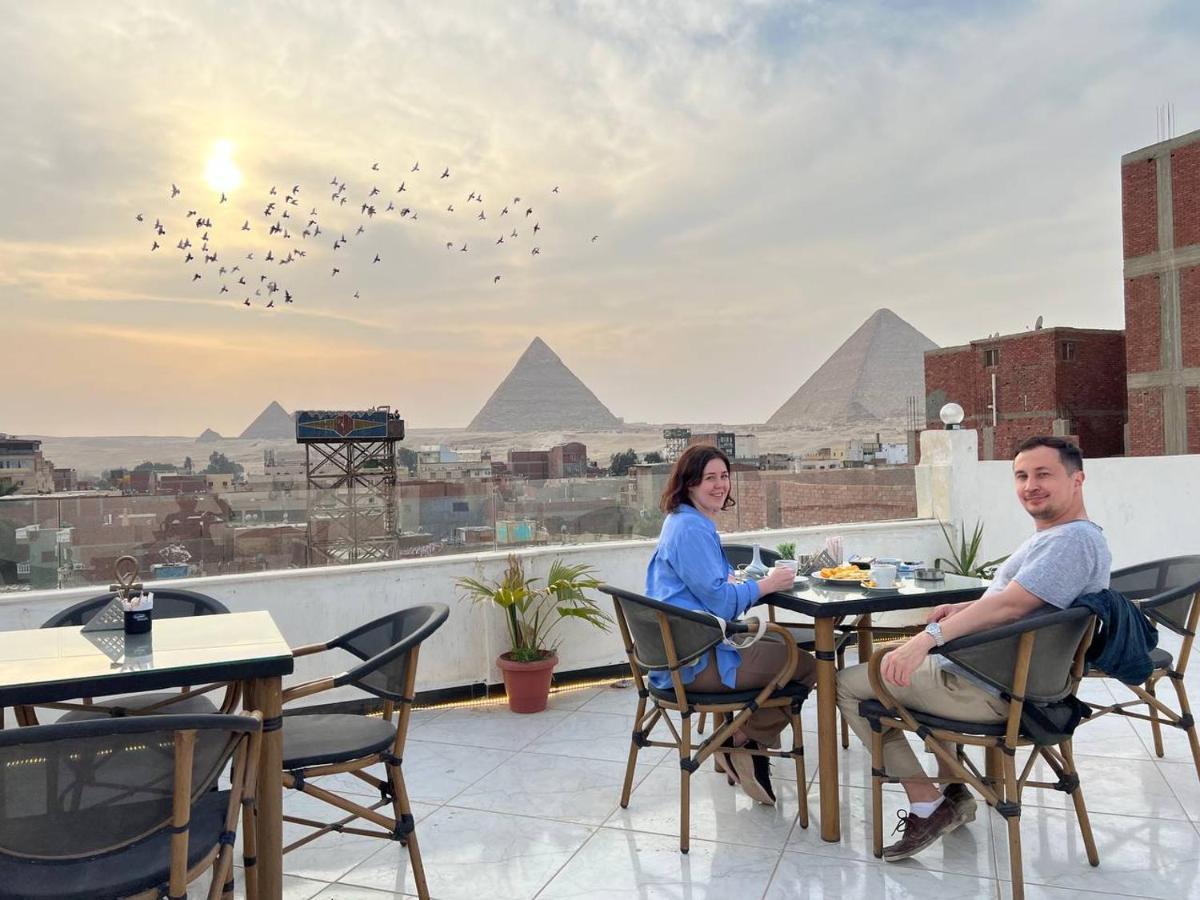 Eagles Pyramids View Hotel Kafrat al Jabal Luaran gambar