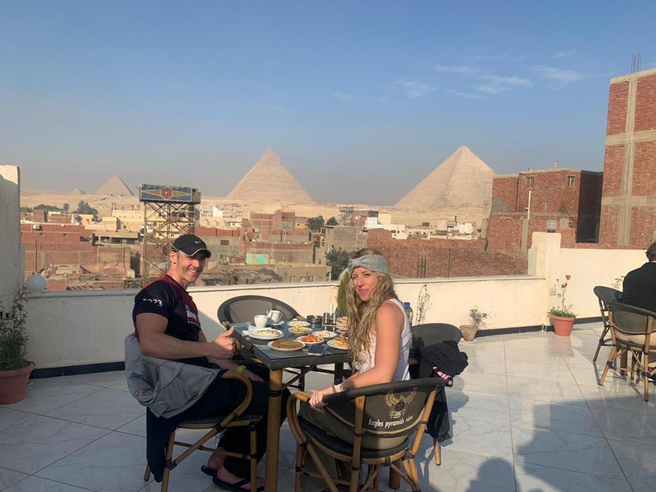Eagles Pyramids View Hotel Kafrat al Jabal Luaran gambar