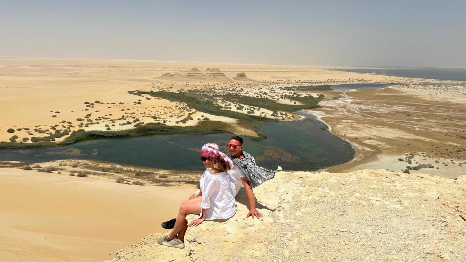 Eagles Pyramids View Hotel Kafrat al Jabal Luaran gambar