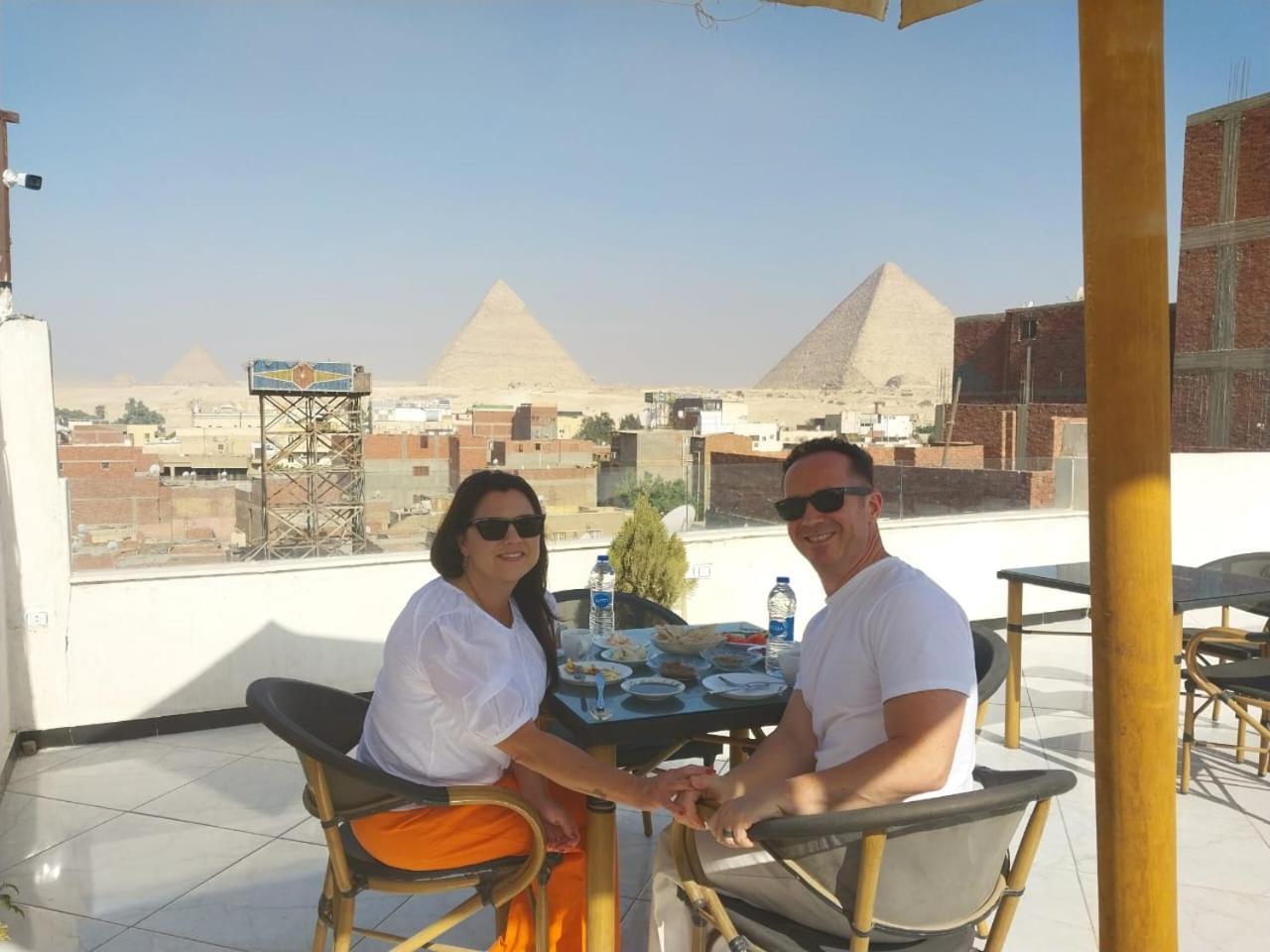 Eagles Pyramids View Hotel Kafrat al Jabal Luaran gambar