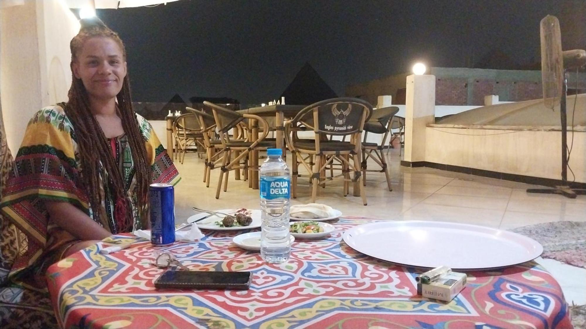 Eagles Pyramids View Hotel Kafrat al Jabal Luaran gambar