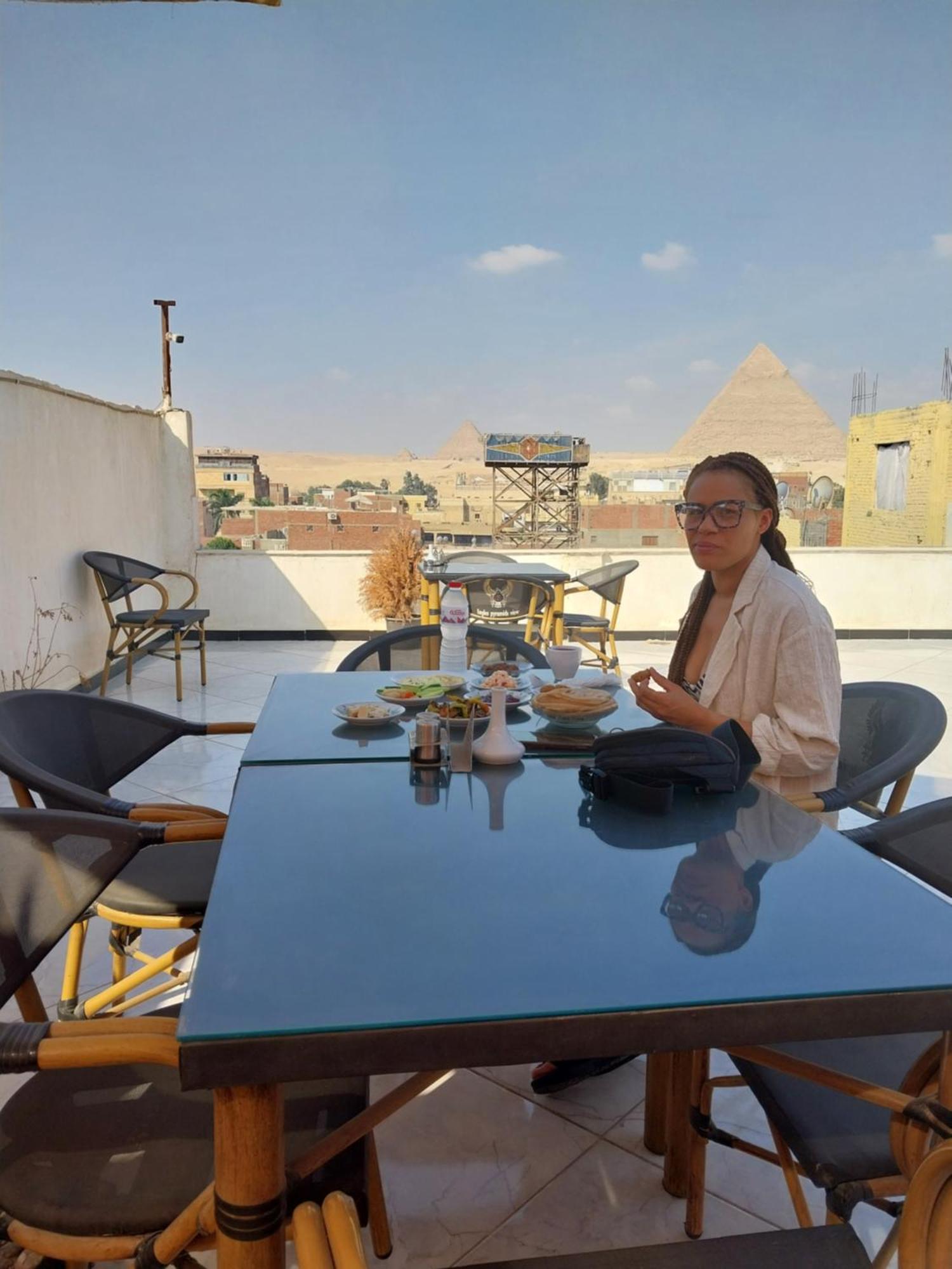 Eagles Pyramids View Hotel Kafrat al Jabal Luaran gambar