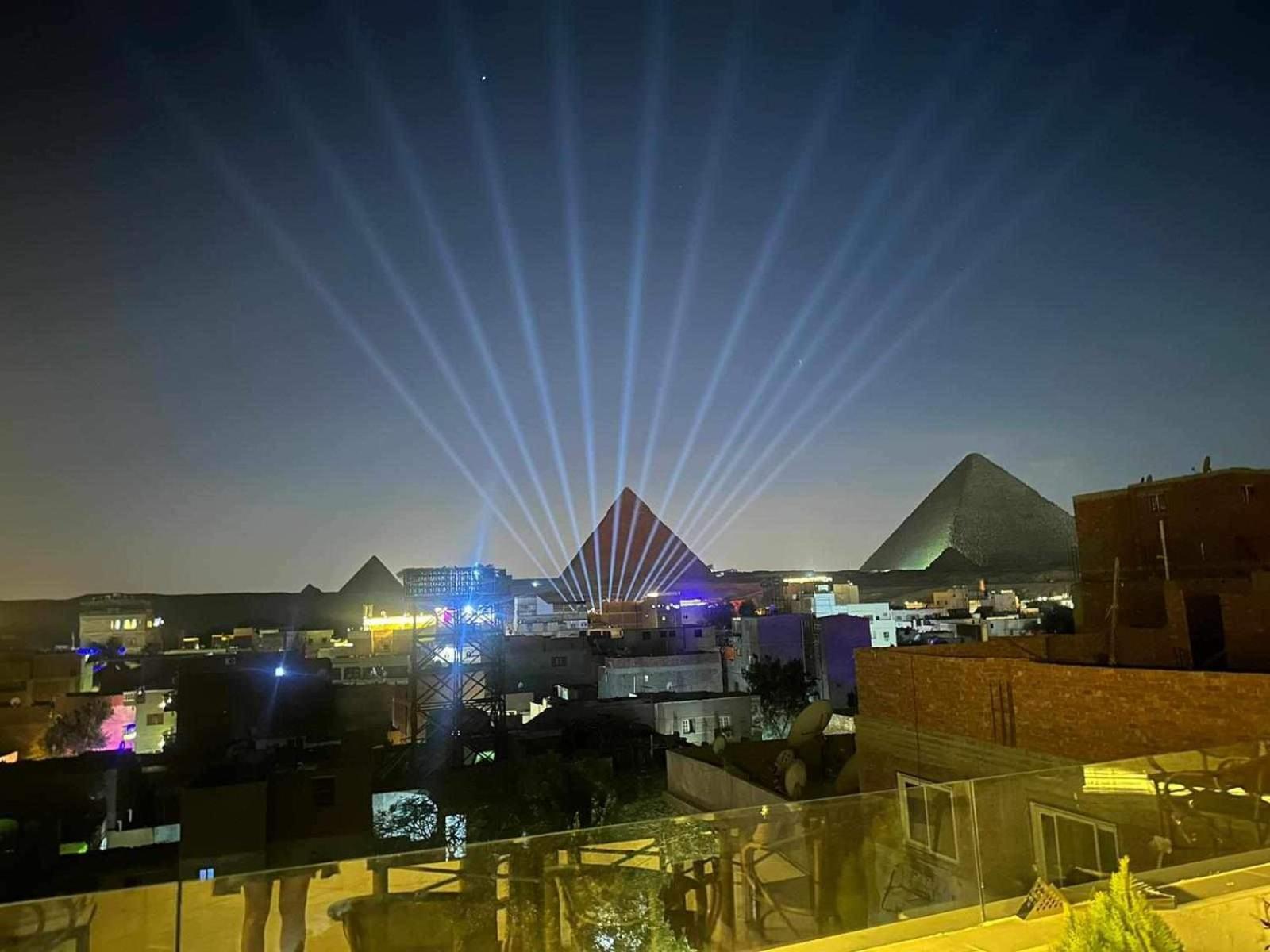 Eagles Pyramids View Hotel Kafrat al Jabal Luaran gambar