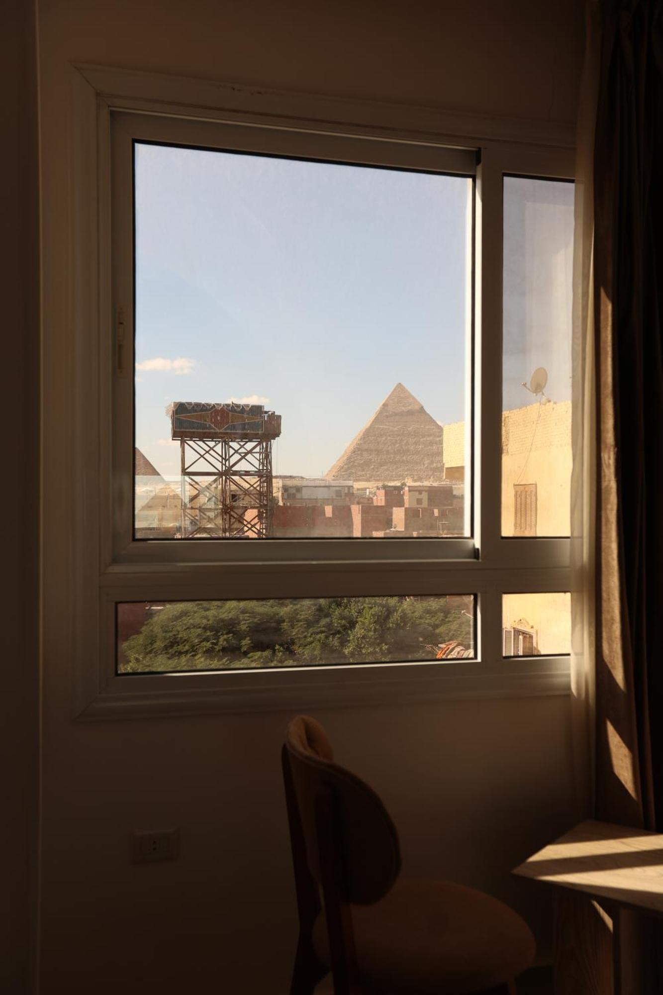 Eagles Pyramids View Hotel Kafrat al Jabal Luaran gambar